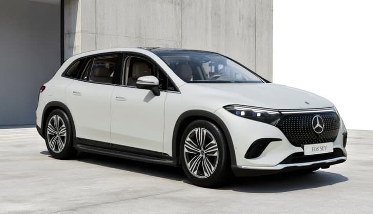 Mercedes Benz Eqs Suv Color Opalite White Bright